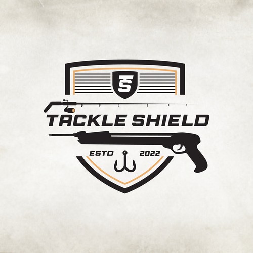 Pictorial logo with the title 'Tackle Shield'
