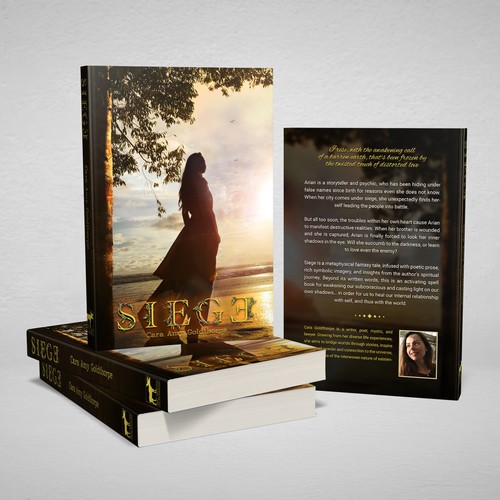 Digital art book cover with the title 'SIEGE'