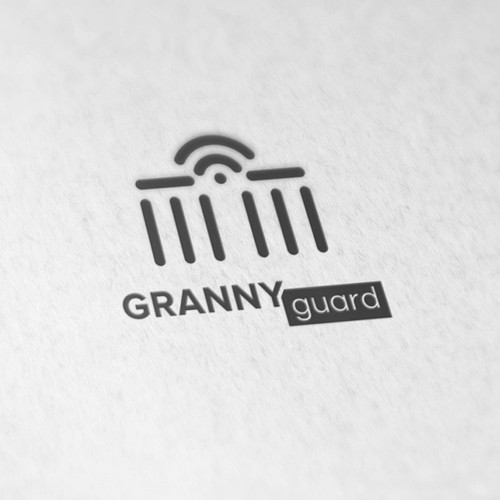 Wi-Fi logo with the title 'Granny guard logo'