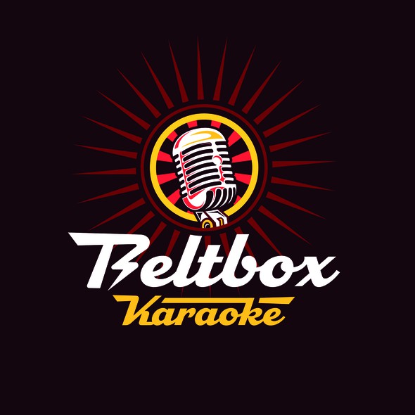 Karaoke design with the title 'Beltbox Karaoke'