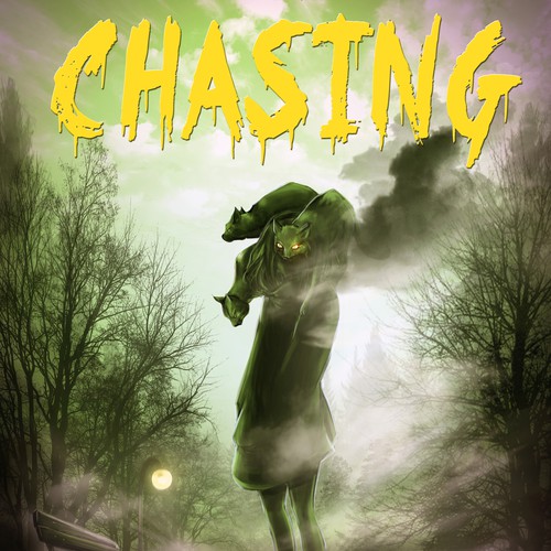 Park design with the title 'YA Horror Novel'