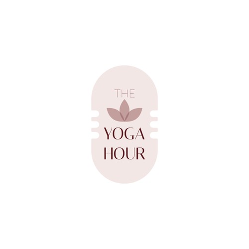 Philosophy design with the title 'Calm logo design for a yoga podcast'