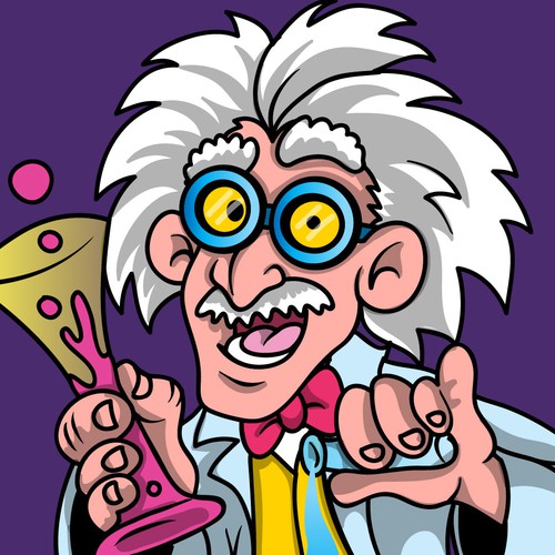 Cartoon design with the title 'Dr.Isan Comix Branding'