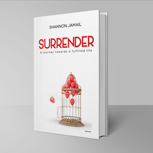 White book cover with the title 'Book cover concept'