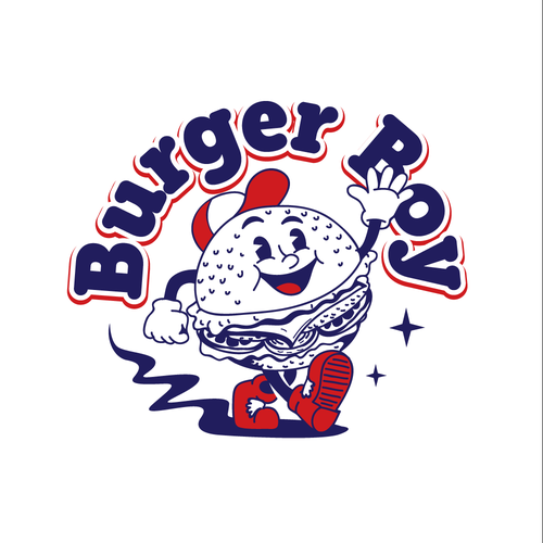 Mascot logo with the title 'retro mascot'