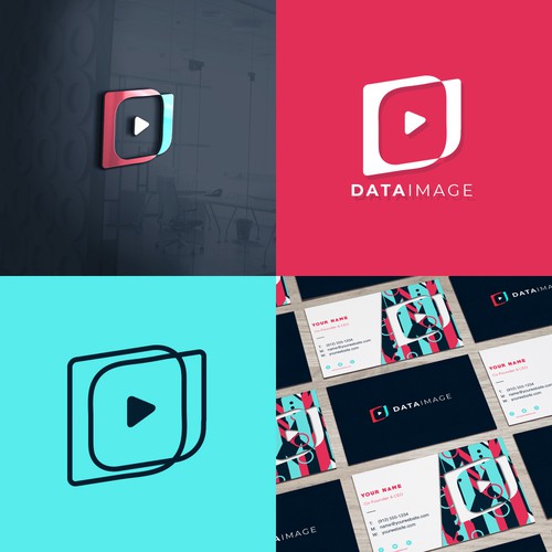 Video production logo with the title 'Logo concept for Data Image'
