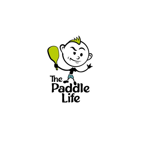 Tennis ball logo with the title 'The Paddle Life'