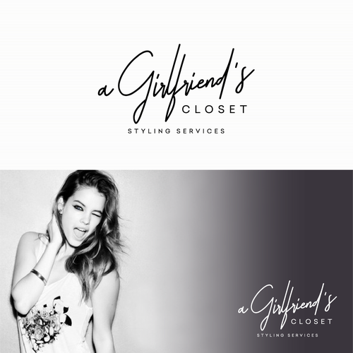 Styling logo with the title 'Fashion logo for a Girlfriend's Closet'
