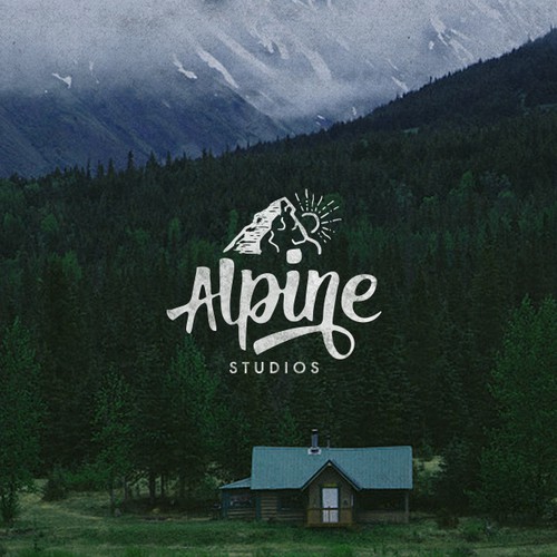 Calligraphy logo with the title 'Logo for the wedding and photography studio'