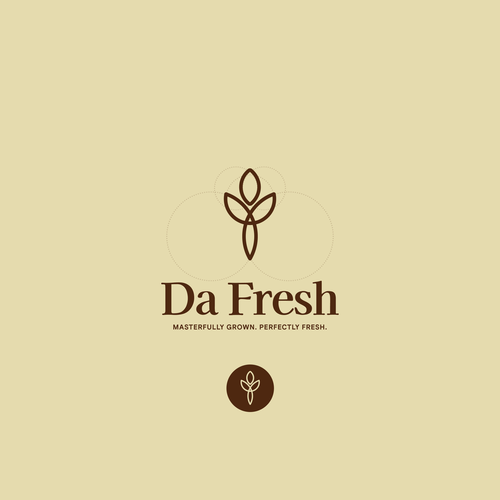 Agriculture brand with the title 'Minimal Logo for a Premium Agriculture Brand'