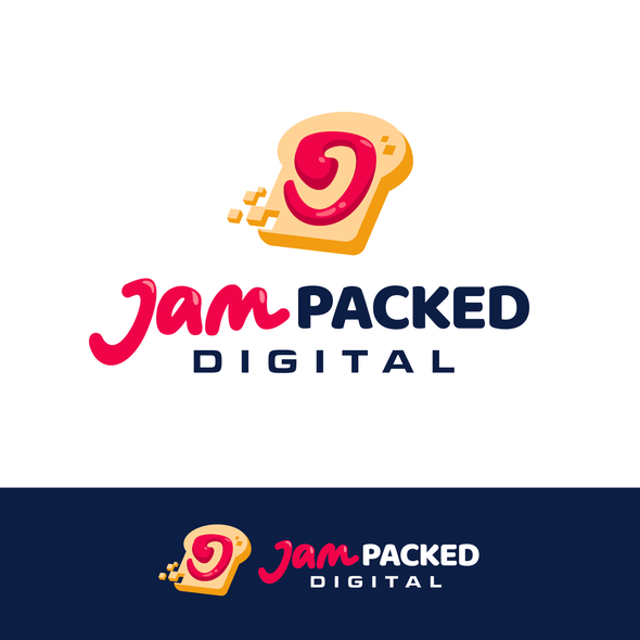 Toast design with the title 'Jam Packed Digital'