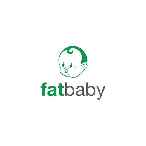 Fat logo with the title 'Logo for Fat Baby'
