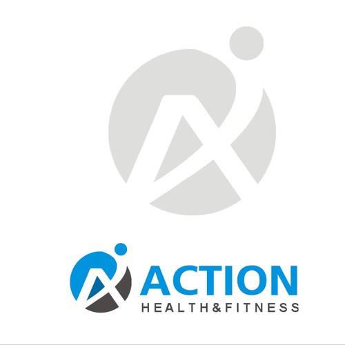 Action logo with the title ' Action Health & Fitness'