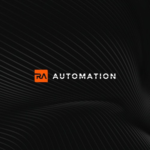 Robotics design with the title 'Simple RA Automation - Logo Design'