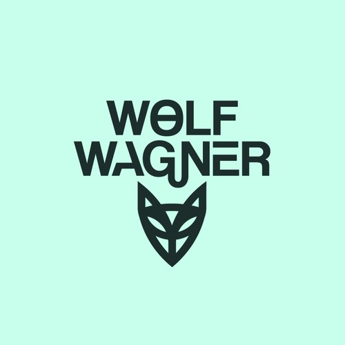 Abstract design with the title 'wolf wagner'