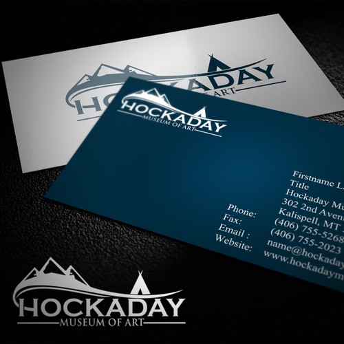 Museum design with the title 'Bold museum logo'