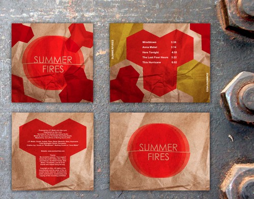 CD illustration with the title 'SUMMER FIRES'