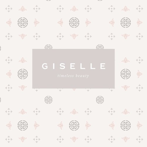 Bag artwork with the title 'Giselle Brand Pattern'