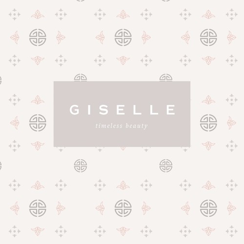 Bag illustration with the title 'Giselle Brand Pattern'