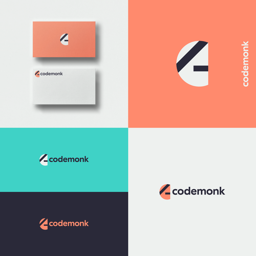 Developer logo with the title 'Codemonk Logo'
