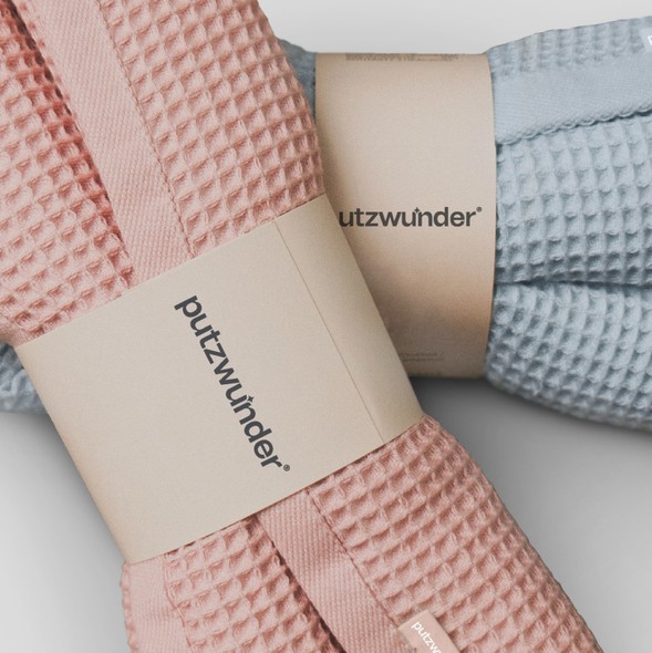 Towel logo with the title 'Putzwunder Branding'