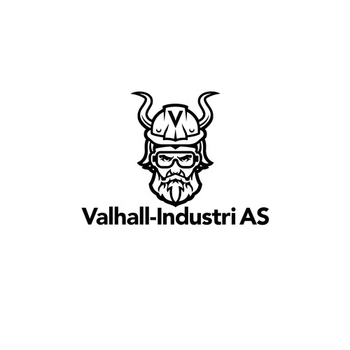 Industry brand with the title 'Valhall-Industri AS Logo'