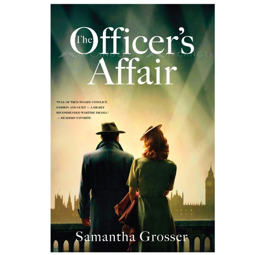 Military book cover with the title 'Wartime Romance Novel'