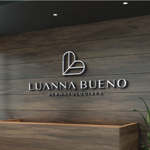 Love brand with the title 'Luanna Bueno logo concept'