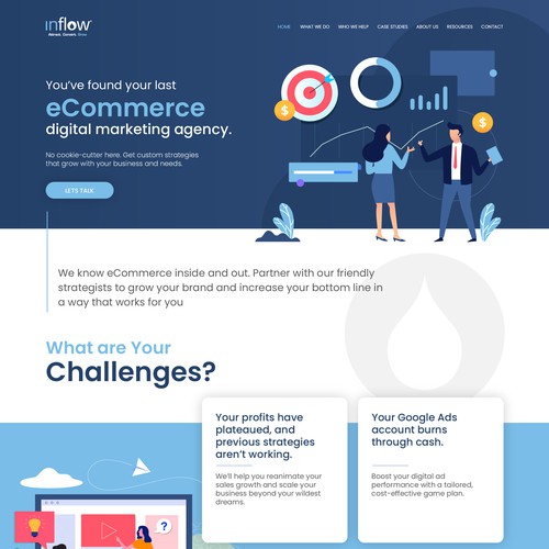Computer website with the title 'Web Interface'