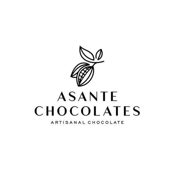 Chocolate brand with the title 'Logo Design for Asante Chocolates'