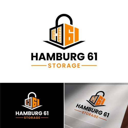 Self storage logo with the title 'Logo design concept for Rig & Rock'