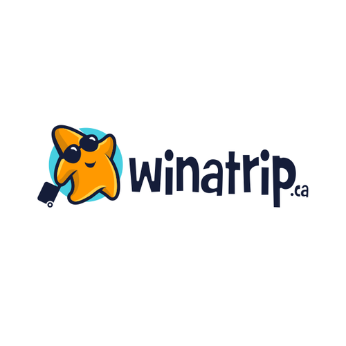 Travel logo with the title 'Win a Trip'