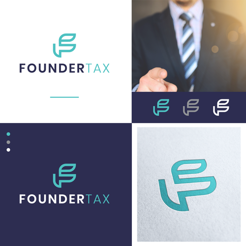 F design with the title 'FounderTax'