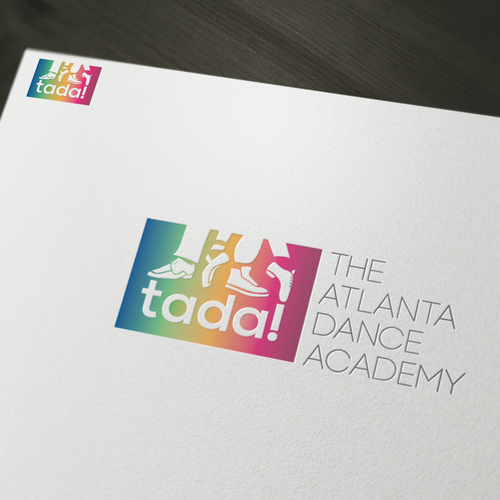 Dance school logo with the title 'Dance'