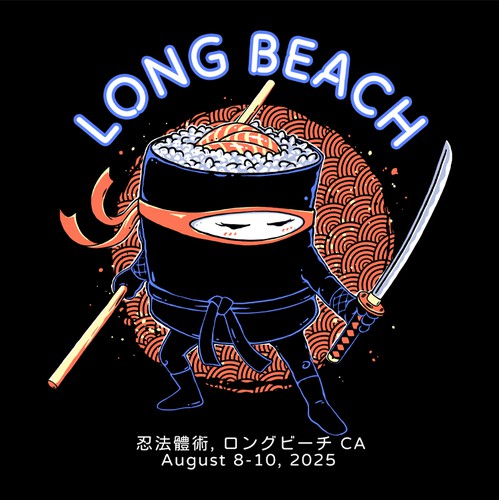 Sushi design with the title 'Sushi Ninja'