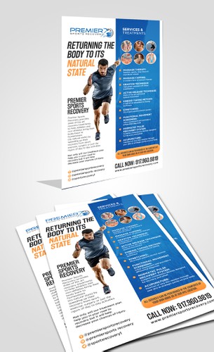 Pain design with the title 'sports therapy'