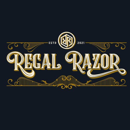 Shaving design with the title 'Regal Razor'