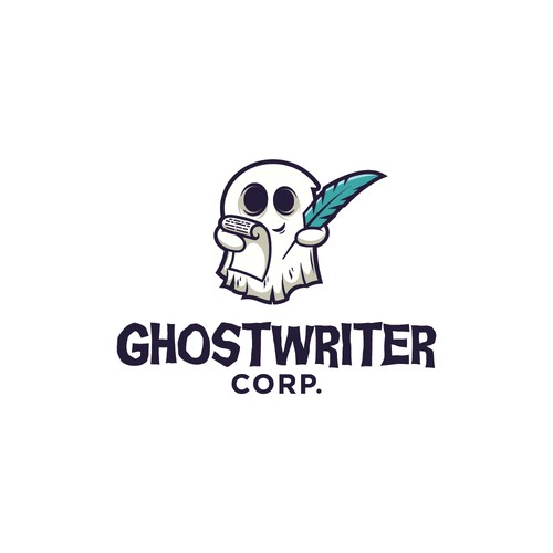 Writer logo with the title 'Ghostwriter Corp. Logo'