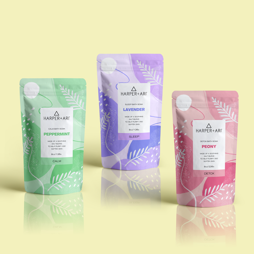 Bath design with the title 'Packaging proposto in un contest.'