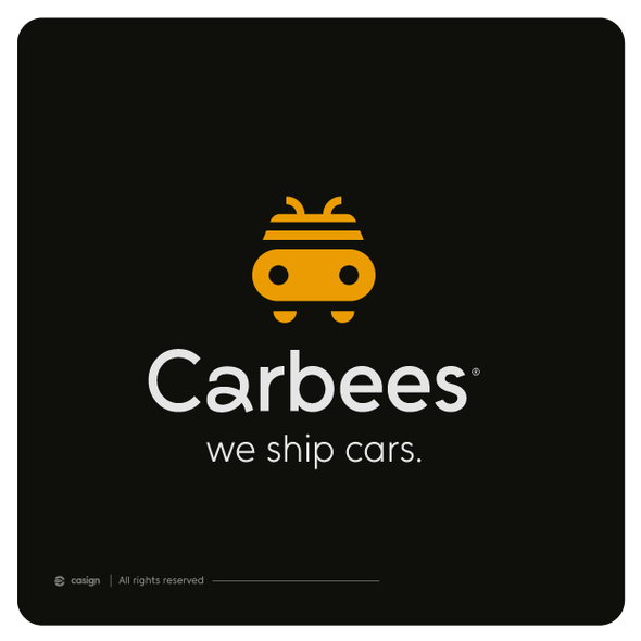 Mclaren car logo with the title 'Carbees'