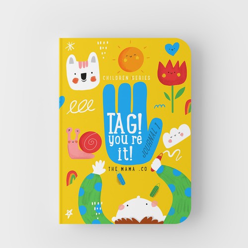 Designer artwork with the title 'Illustration For Book Cover'