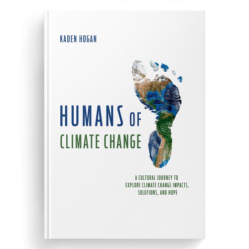 Climate design with the title 'Humans of climate change'