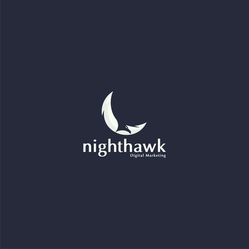 Hawk logo with the title 'Nighthawk Digital Marketing'