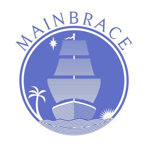 Embroidery design with the title 'Mainbrace Signature Image'