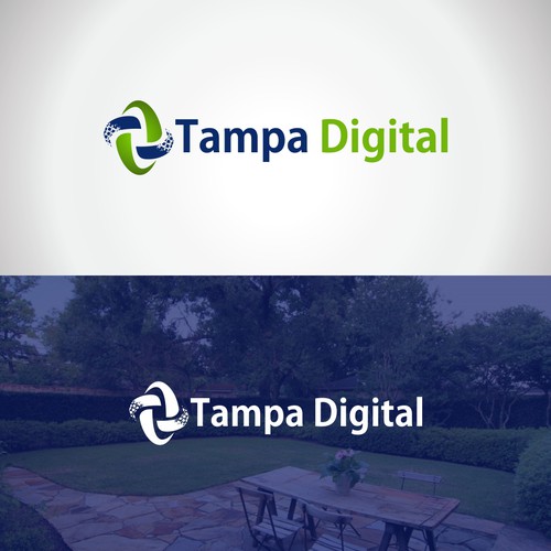 Digital art logo with the title 'Logo Design For "Tampa Digital"'
