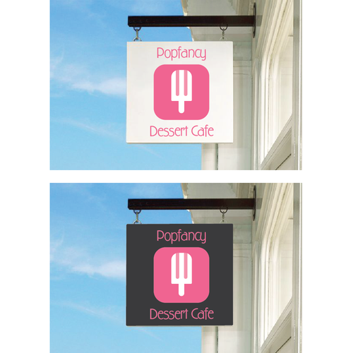 Bright brand with the title 'Desert cafe logo'