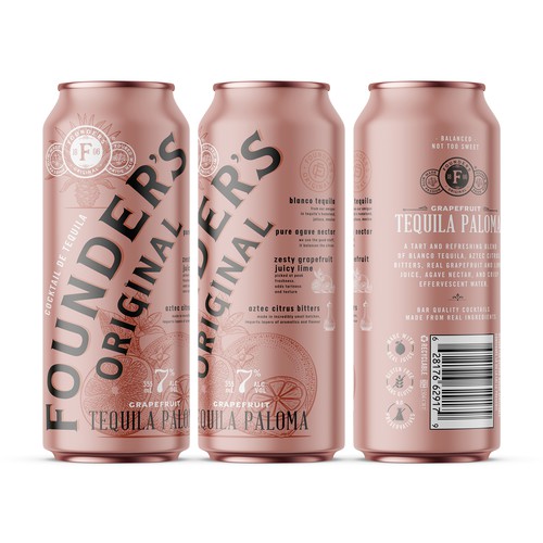 Tequila design with the title 'Founder´s Original'