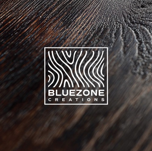 Table design with the title 'Wood logo'