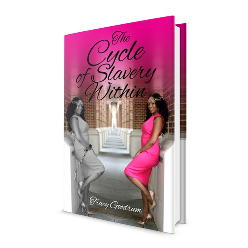 Unique book cover with the title 'Book cover design for Tracy Goodrum'