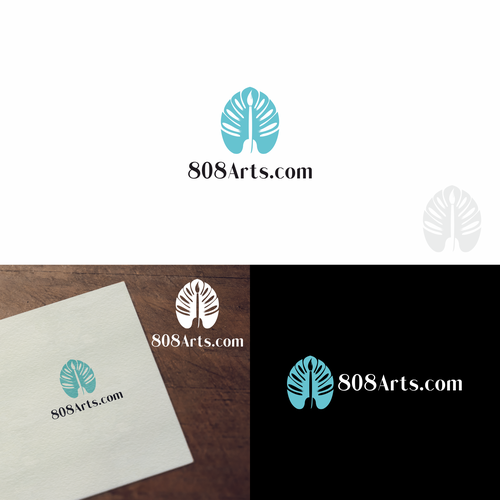 Gallery design with the title 'Entertainment & The Arts logo'